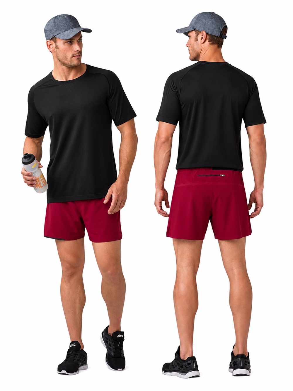 LULULEMON MEN’S SURGE SHORT 5" IN CRANBERRY SIZE XL - BNWT